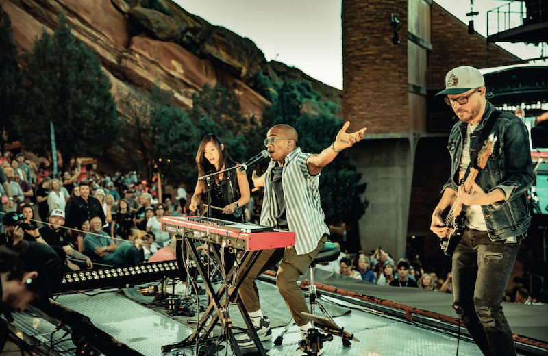 Band Performing at Red Rock